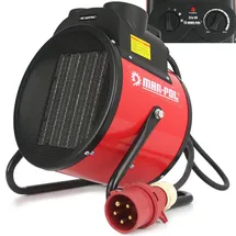 Mar-Pol MARPOL Elektrischer Heizlüfter 5 kW rot