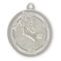 Fußballmedaille Daniele silberfarben