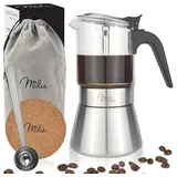 MILU Espressokocher 4 Tassen 12.5x18x9 cm