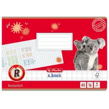 Herlitz Rechenheft A5 quer kariert 16 Blatt