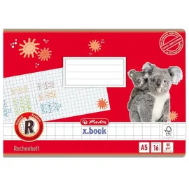 Herlitz Rechenheft A5 quer kariert 16 Blatt