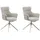MCA Furniture Esszimmerstuhl Pelion Polyester grau 2er Set