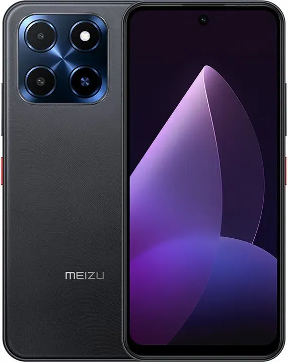 MEIZU Mblu22-EU Smartphone SC9863A, Octa-Core-Prozessor, 6,79-Zoll-Display, bis zu 90 Hz Bildwiederholrate, F1.8-Weitblendkamera, 5000 mAh Akku, kein Ladegerät, 3GB+64GB, Titan Schwarz, MP