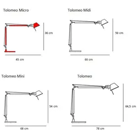 Artemide Tolomeo Micro Aluminium