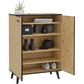 FMD Plau Mehrzweckschrank 68,5 x 93,5 x 33 cm Beige