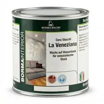 Borma La Veneziana Wachs Venezianischen Stuck Hochglanz 0,375 l