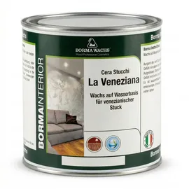 Borma La Veneziana Wachs Venezianischen Stuck Hochglanz 0,375 l