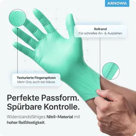 ARNOWA GmbH ARNOMED Nitril Peppermint Green - Größe XL