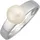 FIRETTI Fingerring Schmuck Geschenk Silber 925 Damenring Ring, mit Muschelkernperle silberfarben|weiß 52