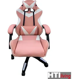 Hti-Living Schreibtischstuhl Krit Pink-Weiß