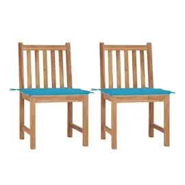 vidaXL Gartenstuhl 53 x 53 x 81 cm braun 2 St.