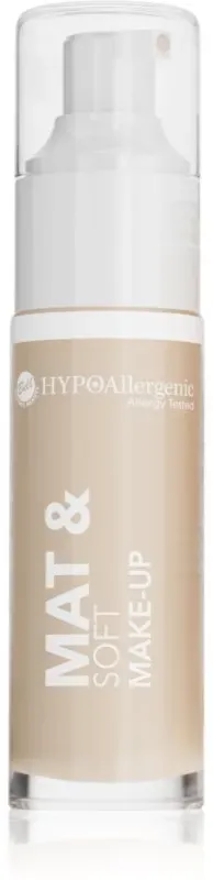 Bell Hypoallergenic Mat&Soft leichtes mattierendes Make-up Farbton 02 Natural 30 ml