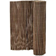 casa.pro Sichtschutzmatte 100 x 500 cm Braun Weide