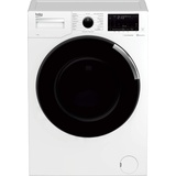 Beko WTC81465S b300 freistehender Waschvollautomat, Waschmaschine, 8 kg, 1400 U/min, Bluetooth, Fleckenprogramm, Pet Hair Removal, AquaWave, ProSmart Inverter Motor, Weiß