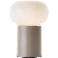 Brilliant Tischleuchte Daeny, Weiß, Glas, 27 cm, Schnurschalter, Lampen
