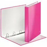 Leitz Ringbuch WOW, DIN A4, pink