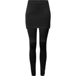 Yoga Leggings Skirt Yoga Damen Schwarz Stretchig YOGISTAR klein