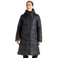 Dare 2b Distinguish Baffle Wintermantel gesteppt für Damen , Farbe:Schwarz, Größe:46 - Schwarz - 46