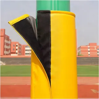 Basketball Pfostenpolster Schaumstoff-Polster für den Außenbereich, wetterfeste Schutzpolster für Volleyball-Stangen, UV-beständige Schutzpolster für Basketballkörbe(Yellow,Dia 4.5in/11.4cm pole)