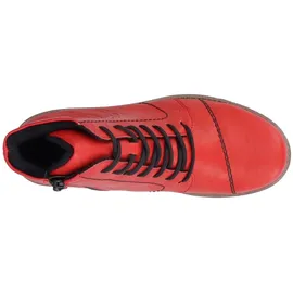Rieker Damen Stiefelette 73504-33 rot Gr. 42
