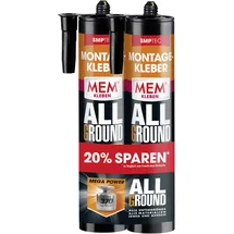 mem Montagekleber Mega Power 2x 450 g weiß
