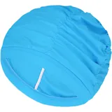 Lin’s Liliana Badekappe langes Haar - Schwimmkappe für Damen Mädchen – Badehaube Bequeme Passform Schwimmmützen skalierbar (Hellblau)