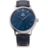 Orient Contemporary RN-AC0E04L Mechanisch Automatisch Uhr Marine Leder Band 40mm