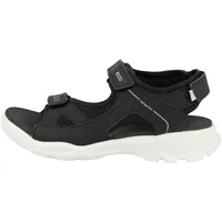 ECCO Jungen Biom Raft Flat Sandal, Schwarz, 29 EU