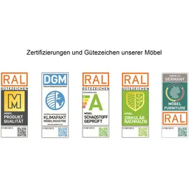 Set One by Musterring Lowboard »York« Typ 31, mit 2 Schubkästen, Beleuchtung optional, Breite 140 cm