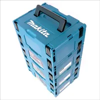Makita Makpac 2 Transportbox 4er Set blau 39,5 x 29,5 x 15,5 cm