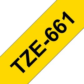 Brother TZE-661 36mm schwarz auf gelb