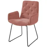 Jette Home Polsterstuhl  Salo , rosa/pink , Maße (cm): B: 59 H: 87 T: 66.0