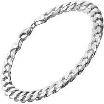 trendor Panzerarmband Herren Silber 925 75138 Breite 7,8 mm