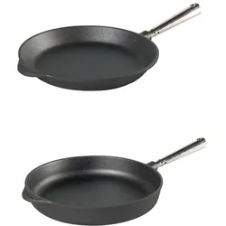 Skeppshult Gusseisen Pfannen Set Stahlgriff