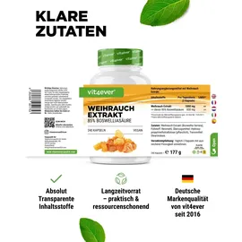 Vit4ever Weihrauch Extrakt Kapseln 240 St.