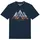 wat? APPAREL T-Shirt Geometric Landscape in Dunkelblau | Gr.: 50