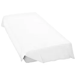Bettlaken CINDERELLA "Biber", weiß, B:160cm L:260cm, Biber, Obermaterial: 100% Baumwolle, Laken, in weicher Biber Qualität