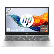 HP 15-fc0355ng, Laptop, mit 15,6 Zoll Display, AMD RyzenTM 5,7520U Prozessor, 8 GB RAM, 512 SSD, RadeonTM Onboard Graphics, Silber, Windows 11 Home (64 Bit)