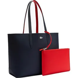 Lacoste Anna Reversible Two-Tone Tote Bag marine/rouge