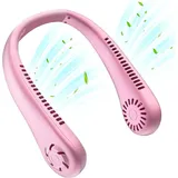 Klingenloser Nackenventilator, Tragbarer Mini-usb-ventilator, Besonders Starker Luftstrom, Leiser, Natürlicher Luftstrom, Wiederaufladbar