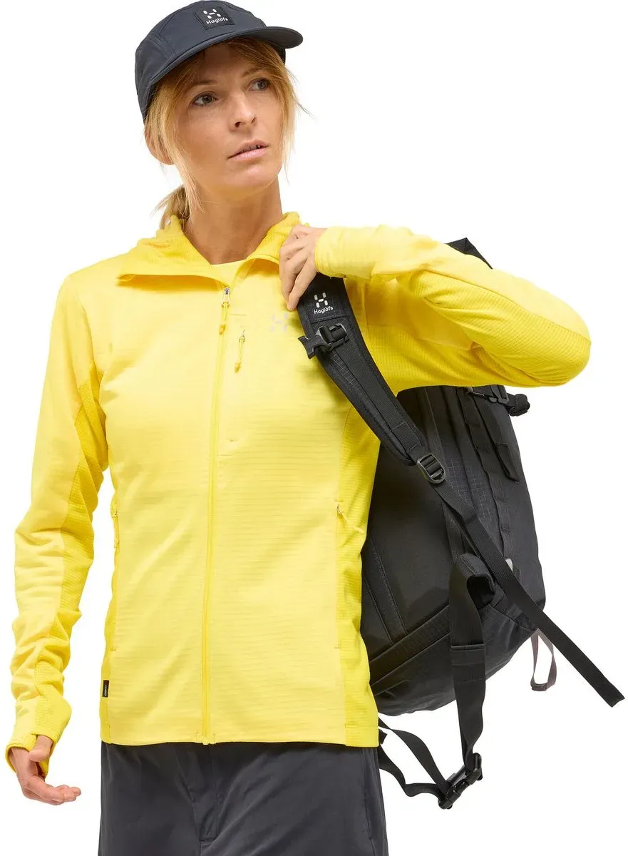 Haglöfs L.I.M Mid Fast II Hood Women tech yellow (5SM) S