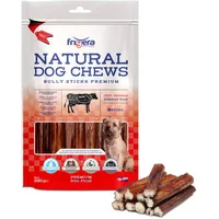 Frigera Premium Ochsenziemer 12cm 250g – Rind, Natürliche, Proteinreiche Leckerlis für Hunde, Gluten- und Getreidefrei, Langhaltender Kauspaß.