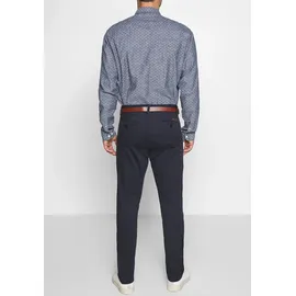 Indicode Stoffhose "Gower", Herren, Gr. 30, Länge 34, blau (navy), Web, Obermaterial: 98% Baumwolle, 2% Elasthan, unifarben, schmal normal, Hosen Stoffhose, Baumwollmischung, regular fit