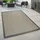 Paco Home - In- & Outdoor Teppich Balkon Küchenteppich Sisal Optik Einfarbig Creme Grau 120x170 Cm