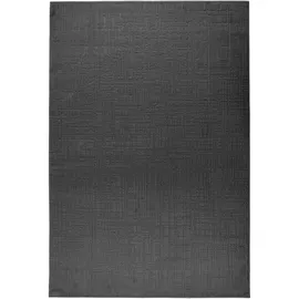 Kayoom Teppich Bandito 125", Grau 160x230 cm – Pflegeleicht & Strapazierfähig - dunkelgrau,
