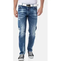 Slim-fit-Jeans, Gr. 32 - Länge 32, BLUE, , 94179600-32 Länge 32
