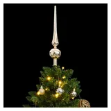 vidaXL Künstlicher Weihnachtsbaum Klappbar 150 LEDs & Kugeln 120 cm