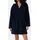 SCHIESSER Morgenmantel Teddy-Fleece Comfort-Fit dunkelblau M