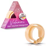 Volummi Haargummi – Innovativer Zopfgummi für sichtbar mehr Volumen im Pferdeschwanz – Starker Halt & schonend für Haare – Das Original Made in Germany [Sandy Gold M für mittlere Haarstärke]