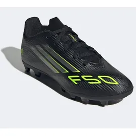adidas F50 Club FG/MG Kinder core black/iron metallic/lucid lemon 30